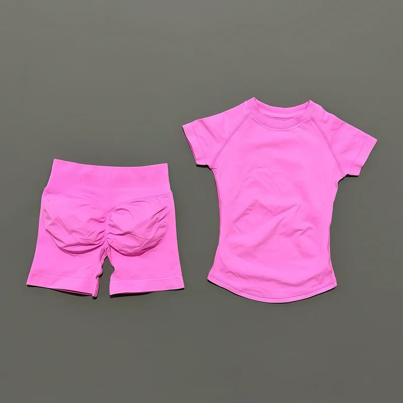 Lennox Active Seamless 2-Piece Set - Blossom Pink