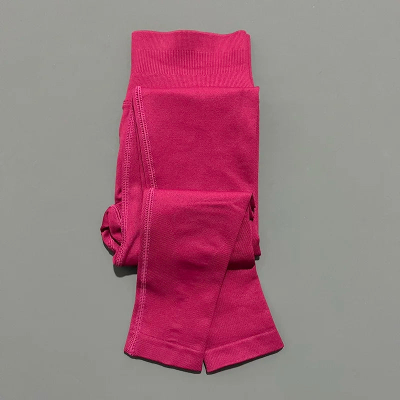 Lennox Active Seamless Scrunch Leggings - Wild Berry