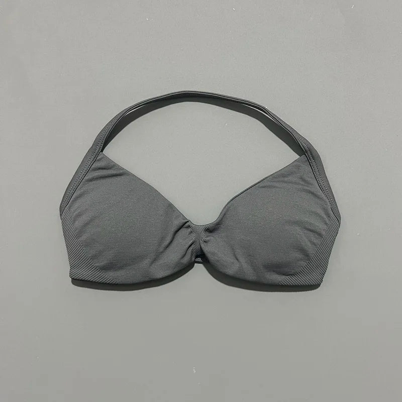 Lennox Active Strappy Sports Bra - Shark Gray