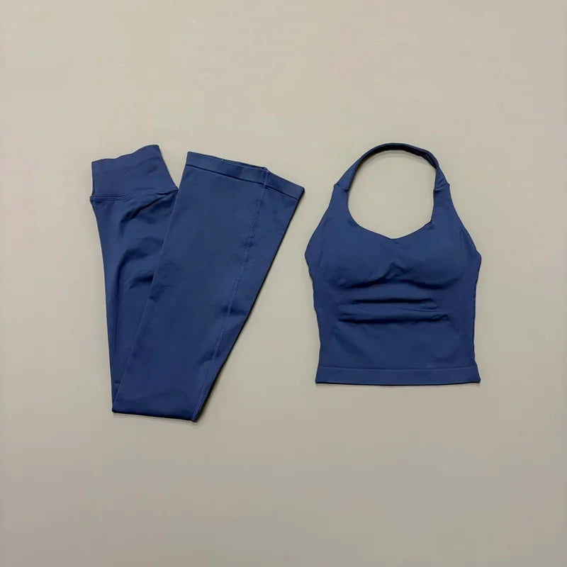 Lennox Active Flare 2-Piece Set - Ink Blue