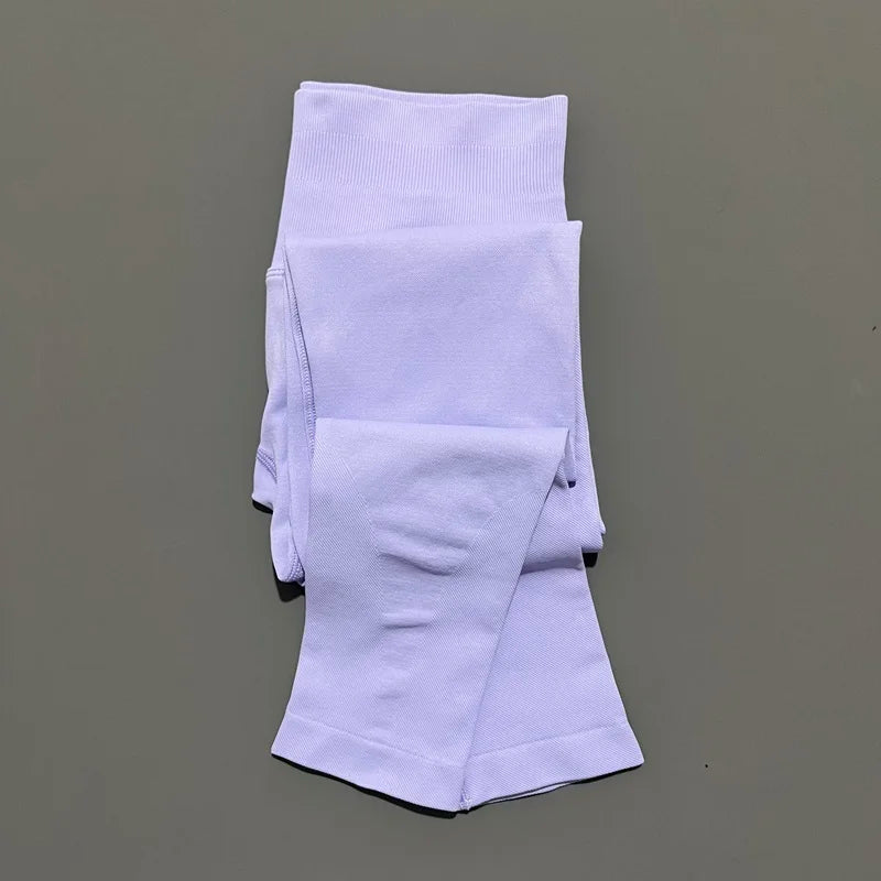 Lennox Active Seamless Scrunch Leggings - Light Purple