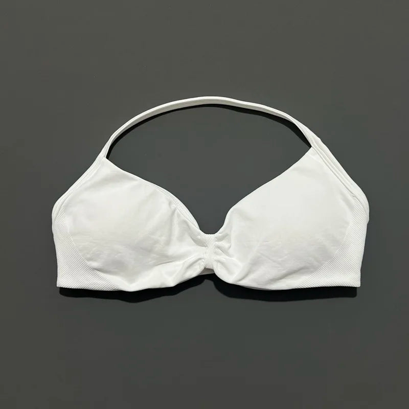 Lennox Active Strappy Sports Bra - White
