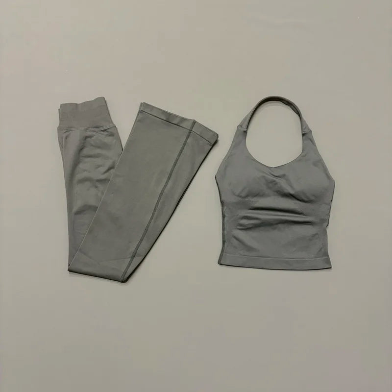 Lennox Active Flare 2-Piece Set - Shark Gray