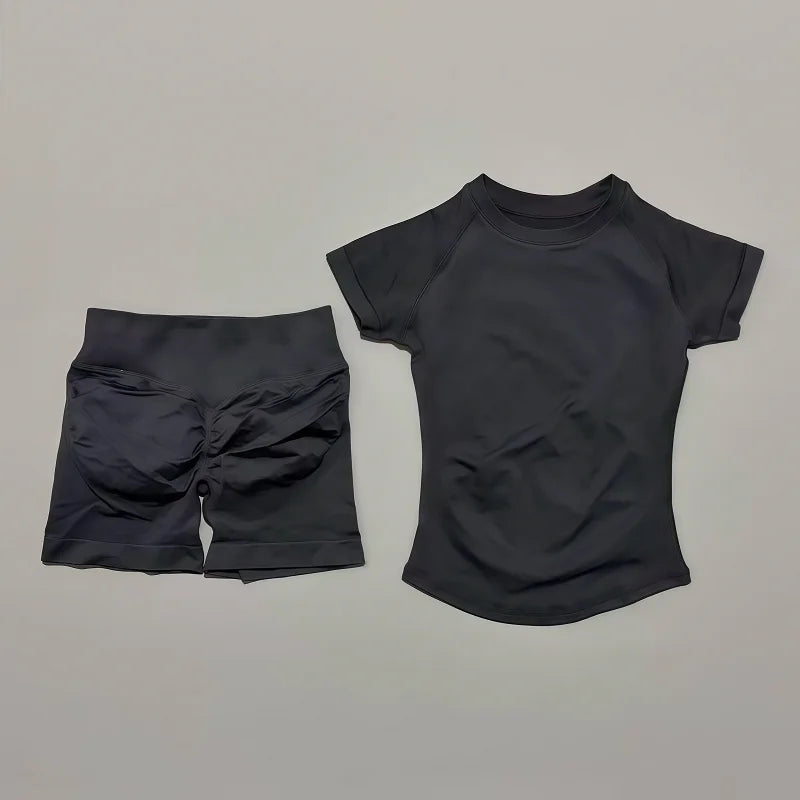 Lennox Active Seamless 2-Piece Set - Black