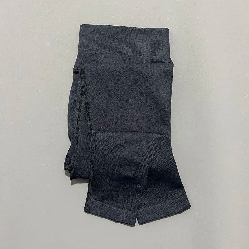 Lennox Active Seamless Scrunch Leggings - Black