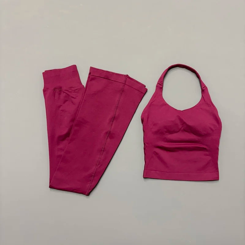 Lennox Active Flare 2-Piece Set - Winter Berry
